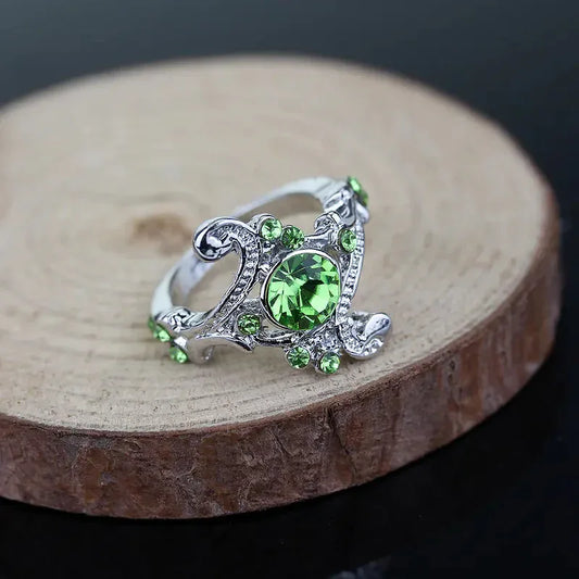 Slytherin Gem Ring - Sorceress Sanctuary