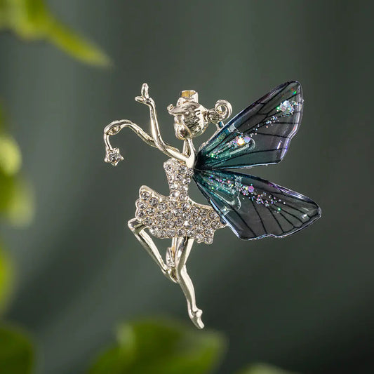 Colorful Dream Dance Butterfly Fairy Brooch Accessory Sorceress Sanctuary