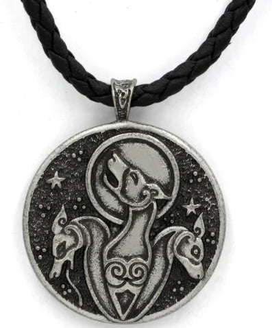 Hound Dog Pendant | Double-Sided