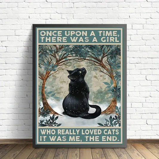 Wall Poster | Cat Lover Art Sorceress Sanctuary