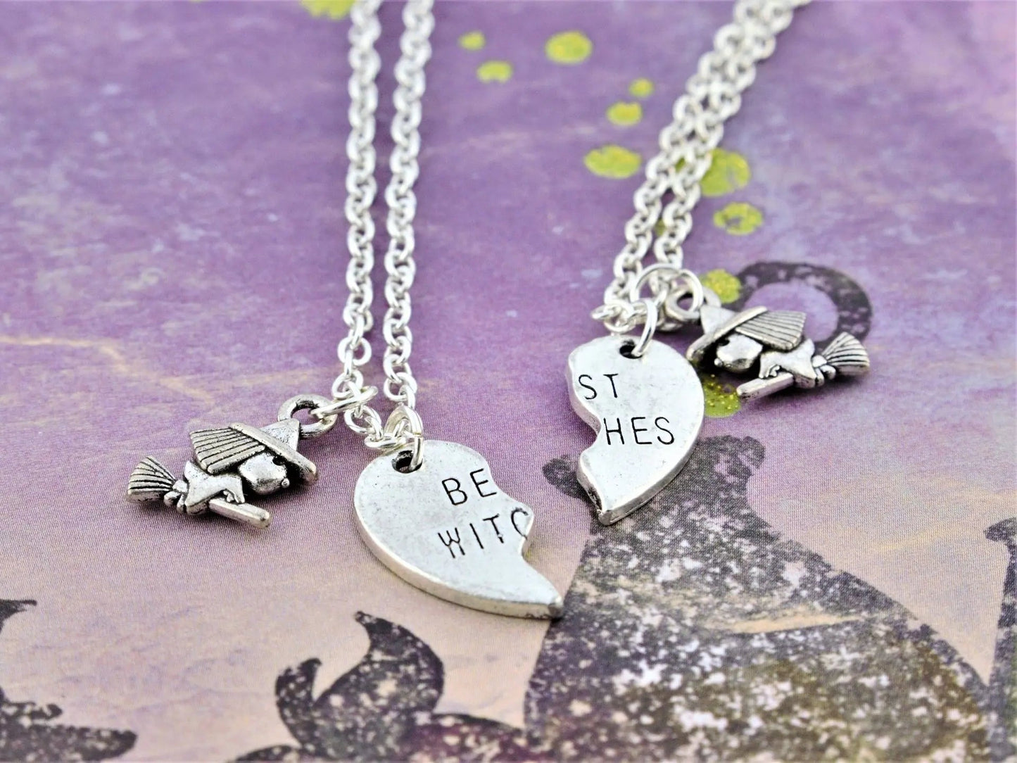 Witch Necklace Pair Sorceress Sanctuary