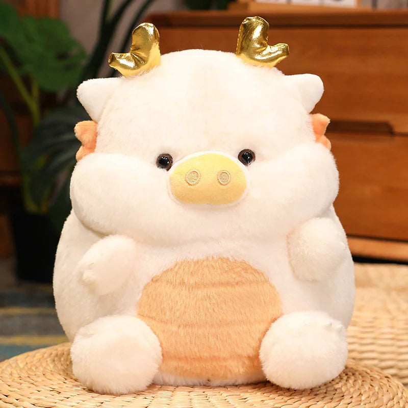 Cute Dragon Pig Plush Familiar