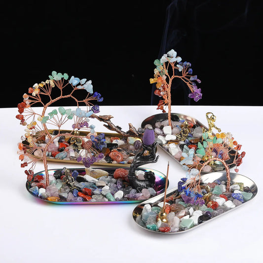 Crystal Lucky Tree | Incense Holder Sorceress Sanctuary