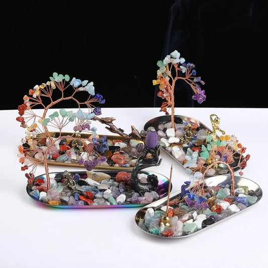 Crystal Lucky Tree | Incense Holder - Sorceress Sanctuary