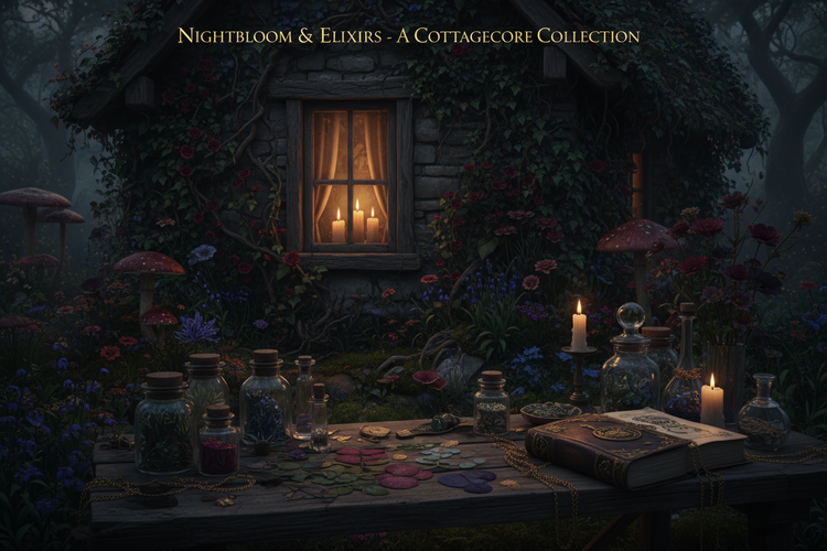 Dark-Cottagecore Sorceress Sanctuary