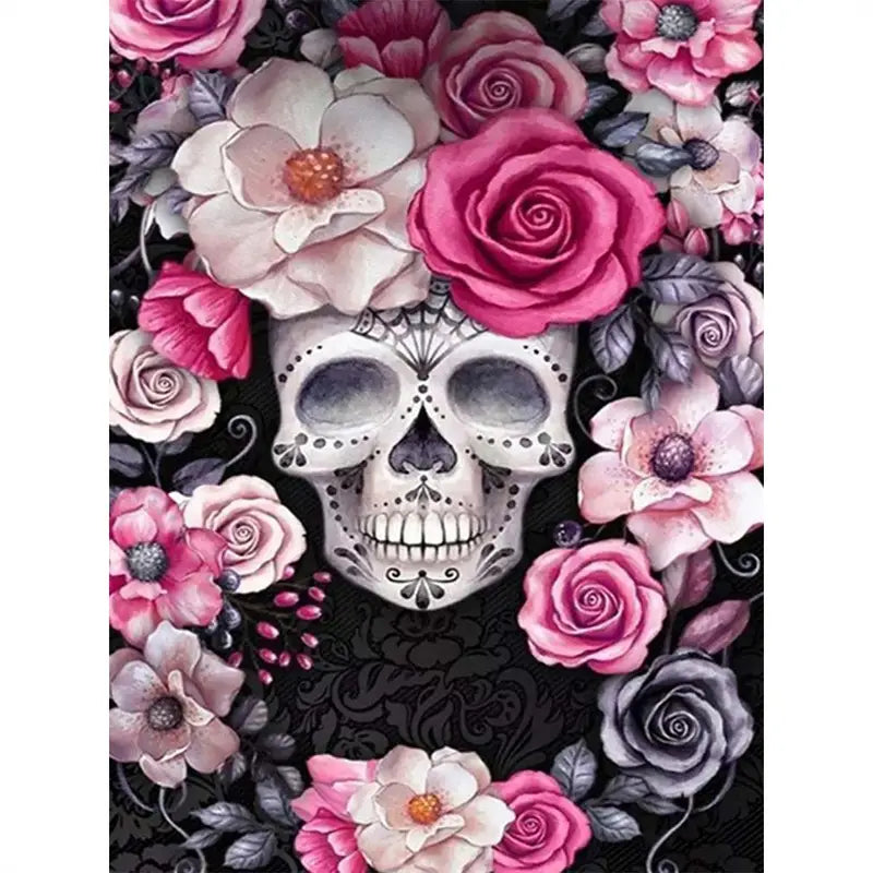 5D DIY Diamond Painting Kit | Halloween Skull