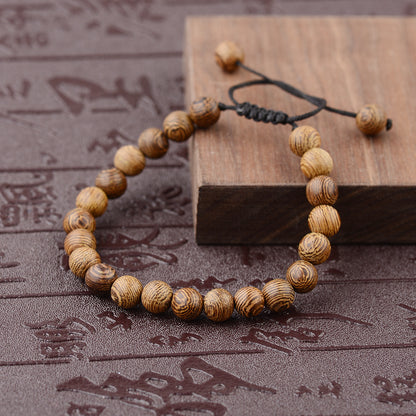 Handmade Chicken Wing Wood Energy Bracelet (Spartan Style)