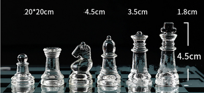 Mystic Glass Chess Set