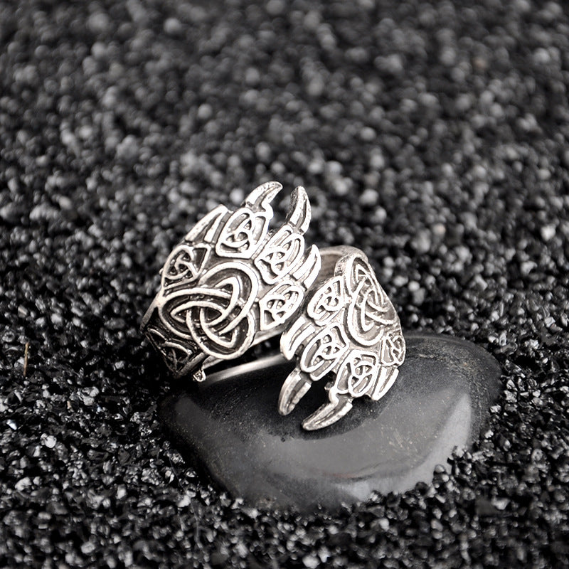 Nordic Mythology Viking Odin Ring for Men