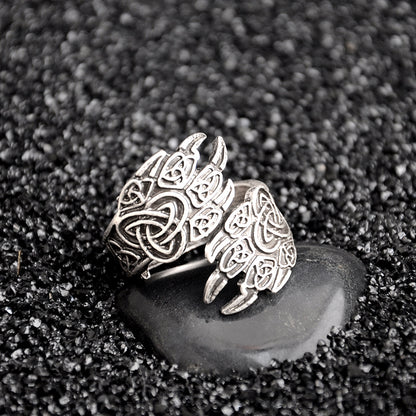 Nordic Mythology Viking Odin Ring for Men