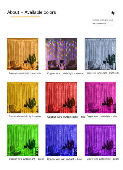 LED Curtain Fairy Lights Sorceress Sanctuary