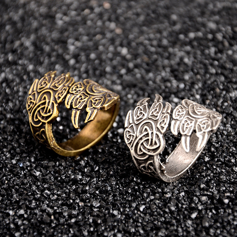 Nordic Mythology Viking Odin Ring for Men