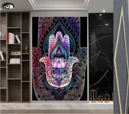 Mystical Palm Tapestry