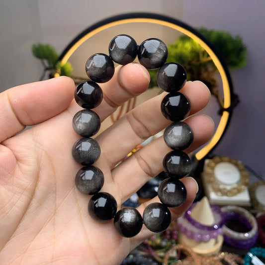 Minimalist | Obsidian Bracelet