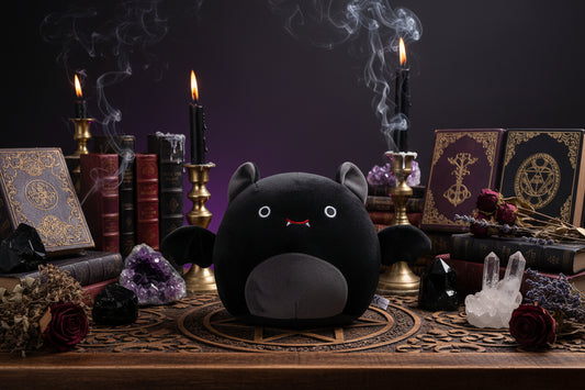 Occult Plushies - Sorceress Sanctuary Black Bat 20cm0.15kg / As shown in the figure-Koala Bat 25cm0.12kg / As shown in the figure-Black cat bat 23cm0.13kg / As shown in the figure-Big Eye bat White 25cm0.12kg / As shown in the figure-White daze pumpkin 20cm0.16kg / As shown in the figure
