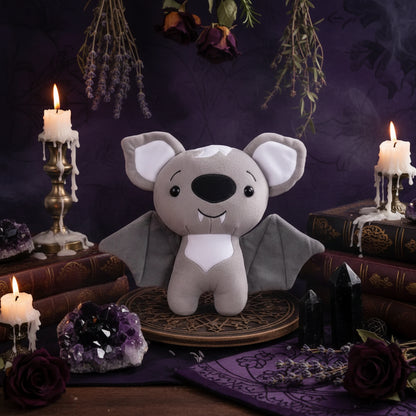 Occult Plushies - Sorceress Sanctuary Black Bat 20cm0.15kg / As shown in the figure-Koala Bat 25cm0.12kg / As shown in the figure-Black cat bat 23cm0.13kg / As shown in the figure-Big Eye bat White 25cm0.12kg / As shown in the figure-White daze pumpkin 20cm0.16kg / As shown in the figure