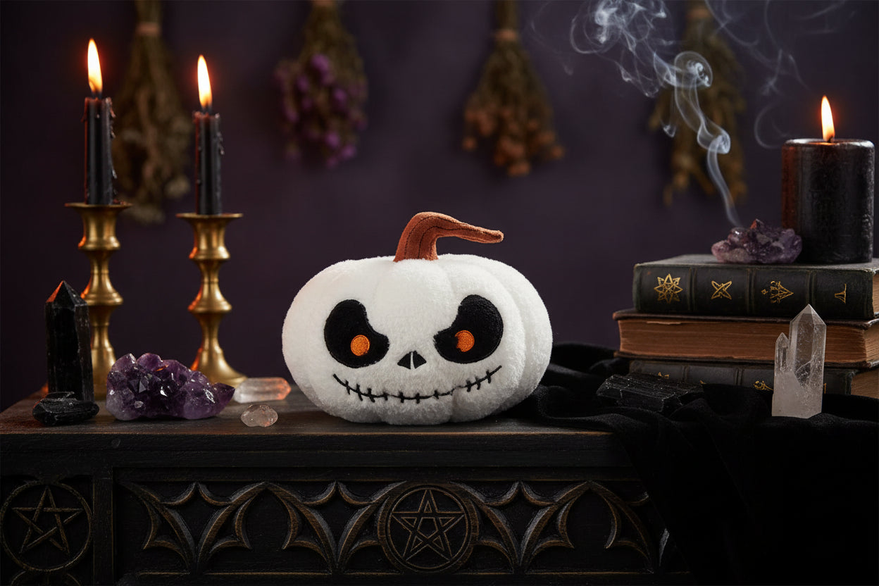 Occult Plushies - Sorceress Sanctuary Black Bat 20cm0.15kg / As shown in the figure-Koala Bat 25cm0.12kg / As shown in the figure-Black cat bat 23cm0.13kg / As shown in the figure-Big Eye bat White 25cm0.12kg / As shown in the figure-White daze pumpkin 20cm0.16kg / As shown in the figure
