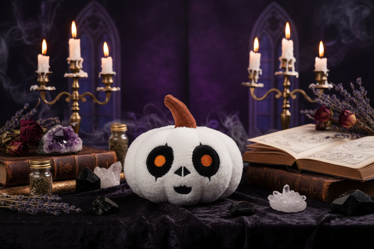 Occult Plushies - Sorceress Sanctuary Black Bat 20cm0.15kg / As shown in the figure-Koala Bat 25cm0.12kg / As shown in the figure-Black cat bat 23cm0.13kg / As shown in the figure-Big Eye bat White 25cm0.12kg / As shown in the figure-White daze pumpkin 20cm0.16kg / As shown in the figure