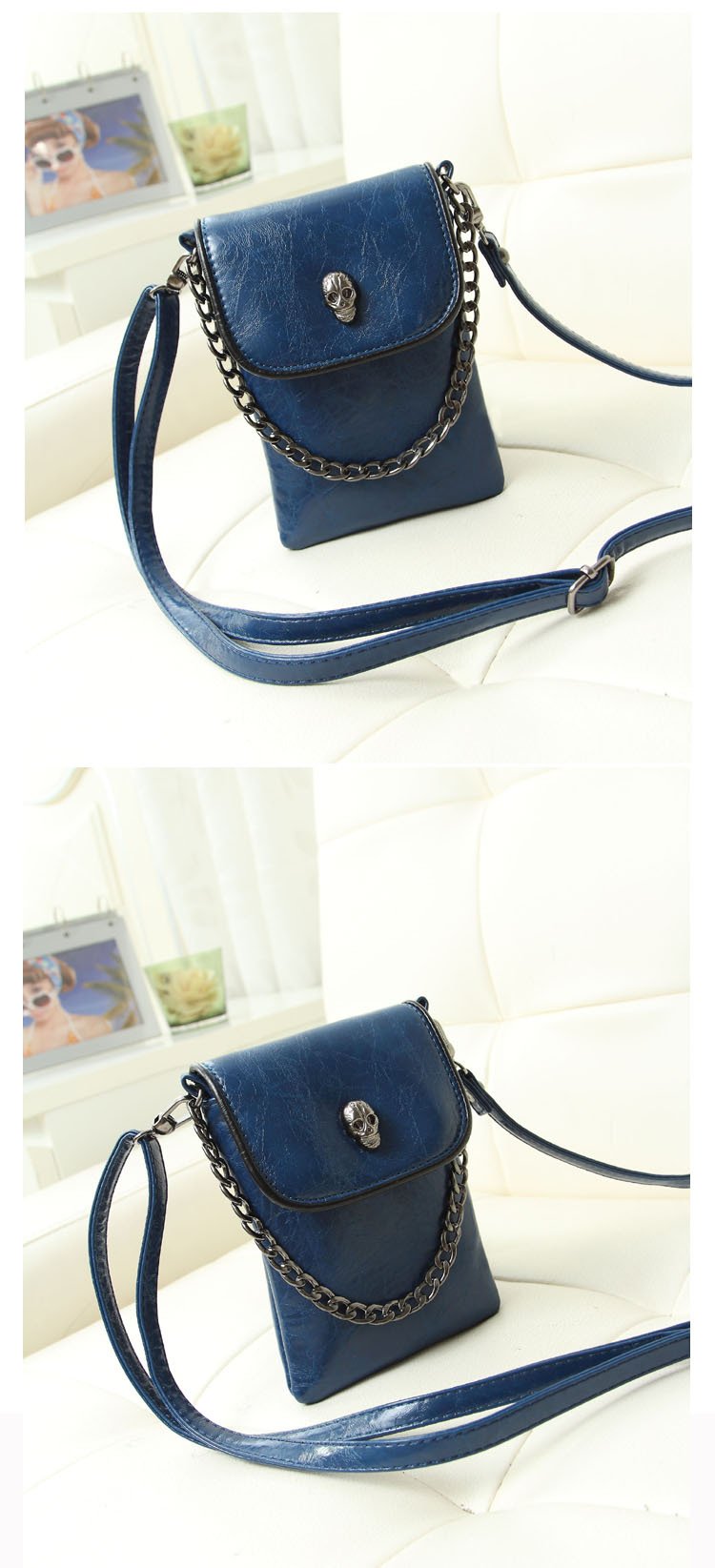 Enchanted Skull Chain Bag