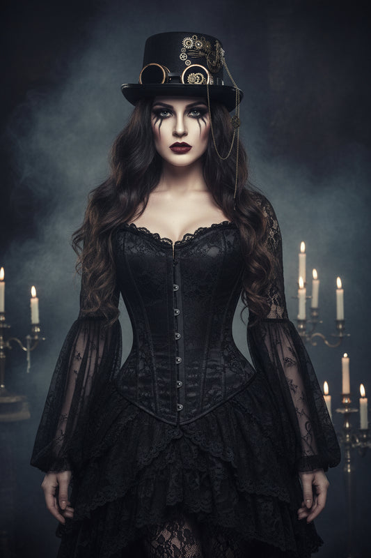 Steam Punk Heavy Metal Chain Hats for Men and Women Sorceress Sanctuary