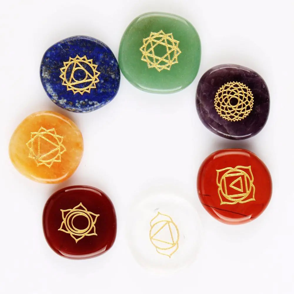 Chakra Energy Stones | Runes Set Sorceress Sanctuary