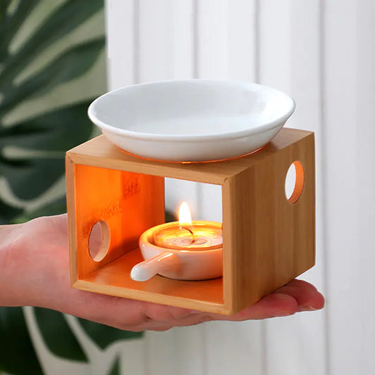 Bamboo Frame Aromatherapy Lamp