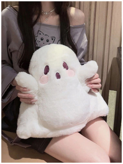 Plush Ghost Backpack