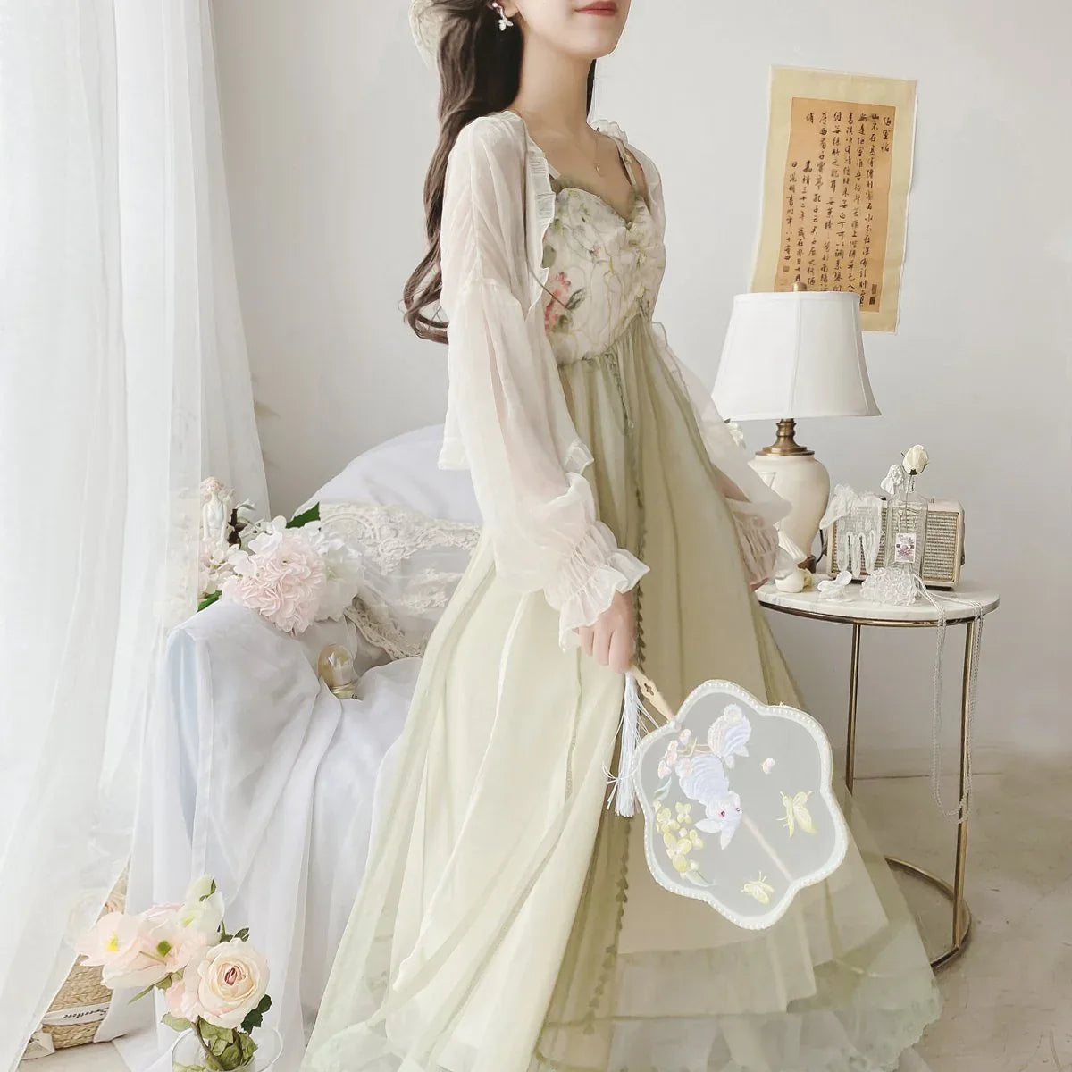 Fairy Lace Patchwork Dress - Sorceress Sanctuary