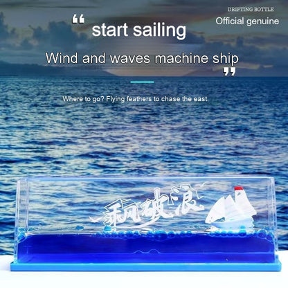Drift Bottle Ship Table Ornament