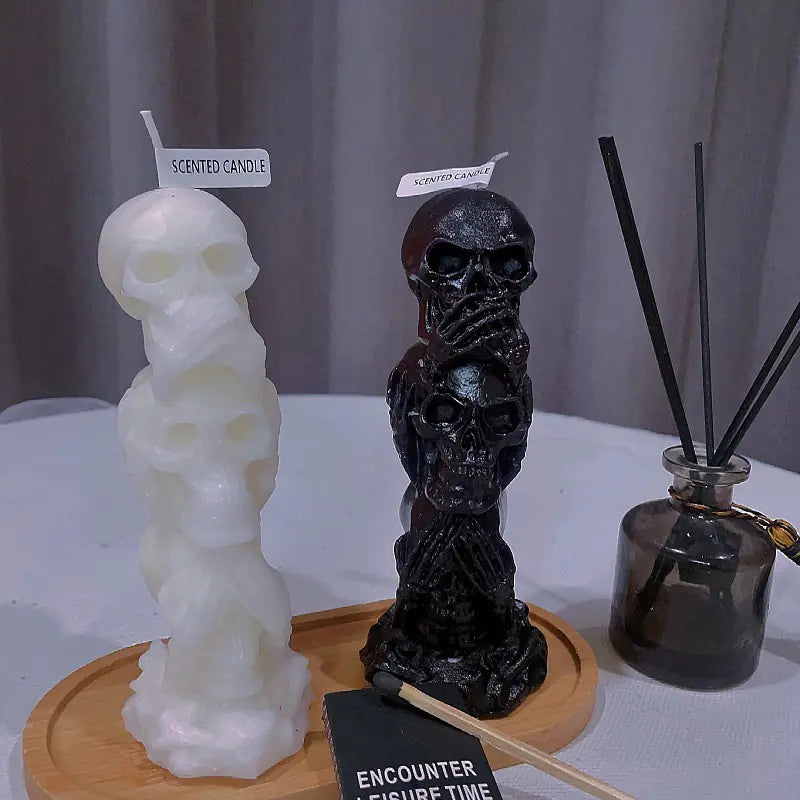 2PCS Skull Scented Candles