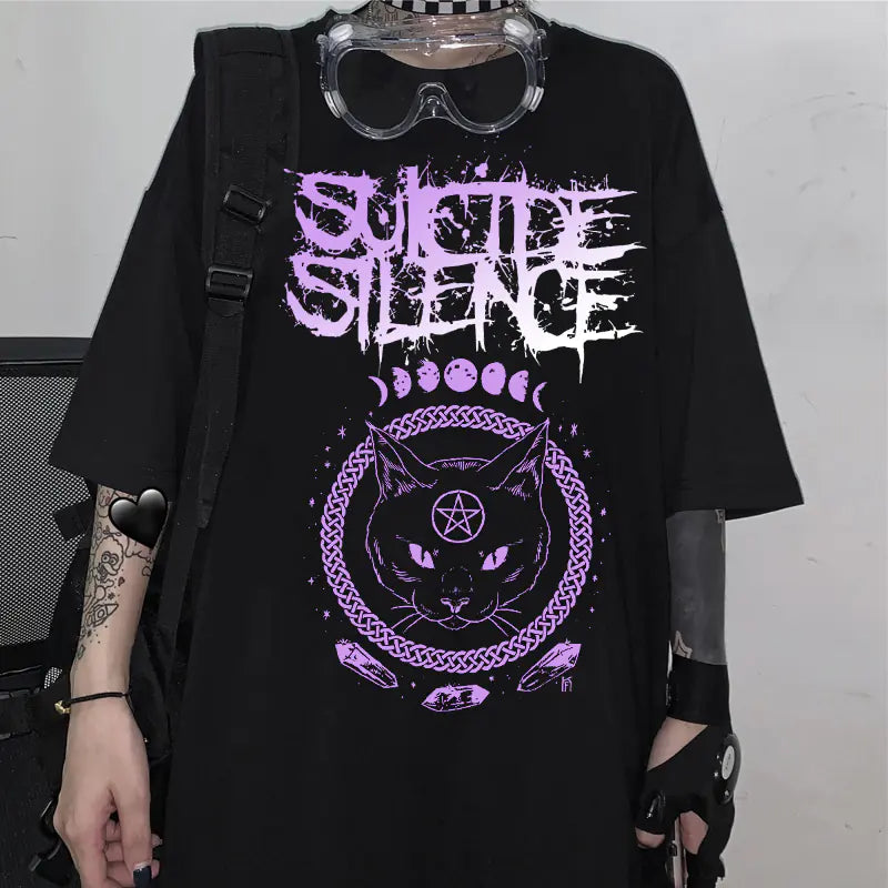 Cursed Cat Oversized T-shirt