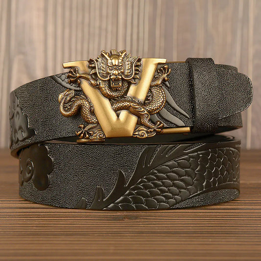 Dragon Leather Belt