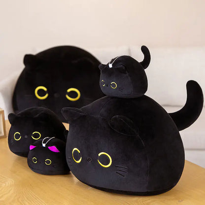 Comfy Black Cat Pillows