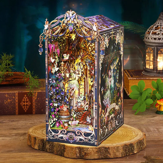 Fairy Tale Elves 3D Handmade Bookstand Decoration Sorceress Sanctuary