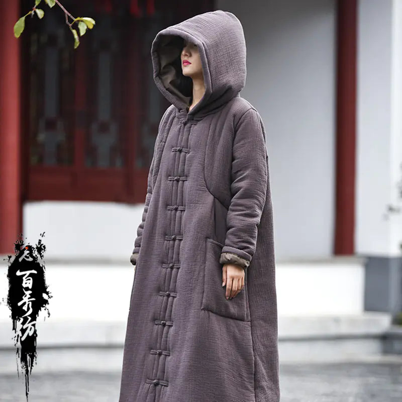 Retro Hooded Wiccan Robe