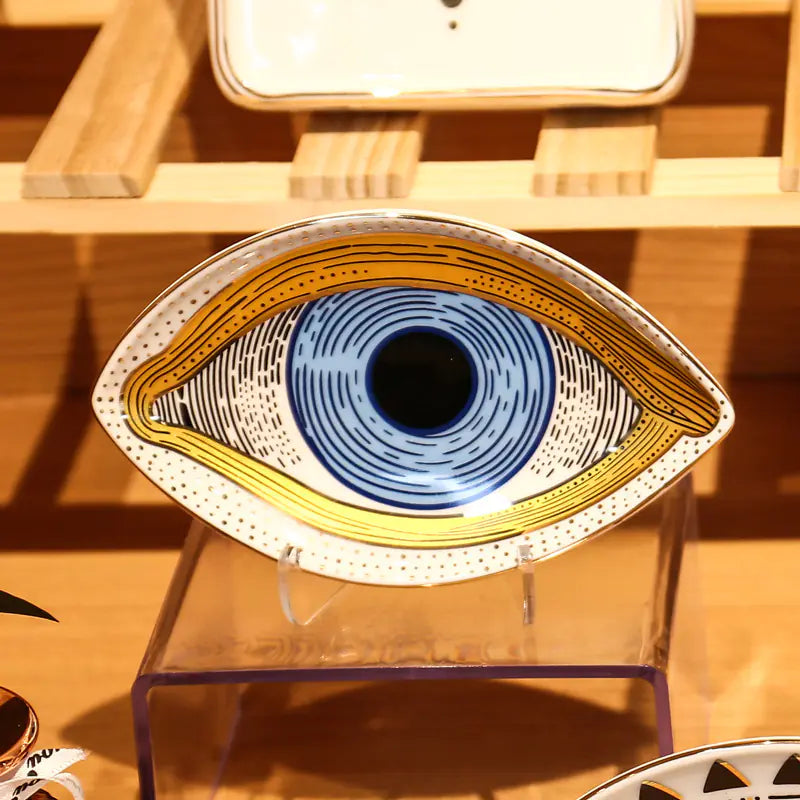 Ceramic Evil Eye Trays