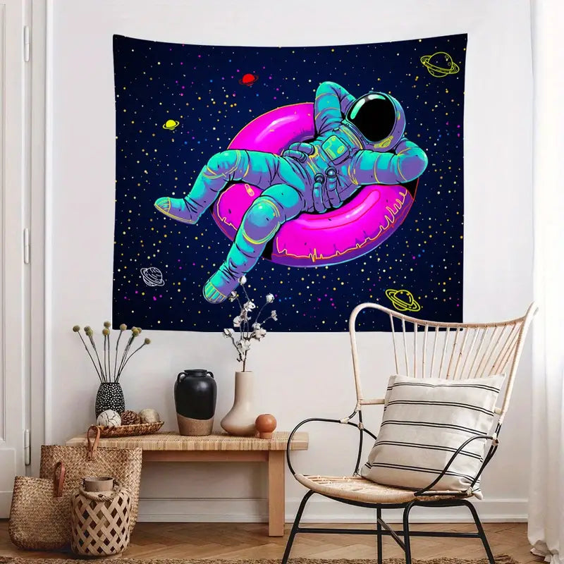Spaceman Tapestry Wall Hanging for Home Decor (1pc)