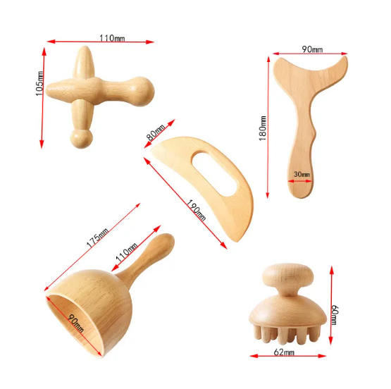 Wood Zen Meridian Massage Roller