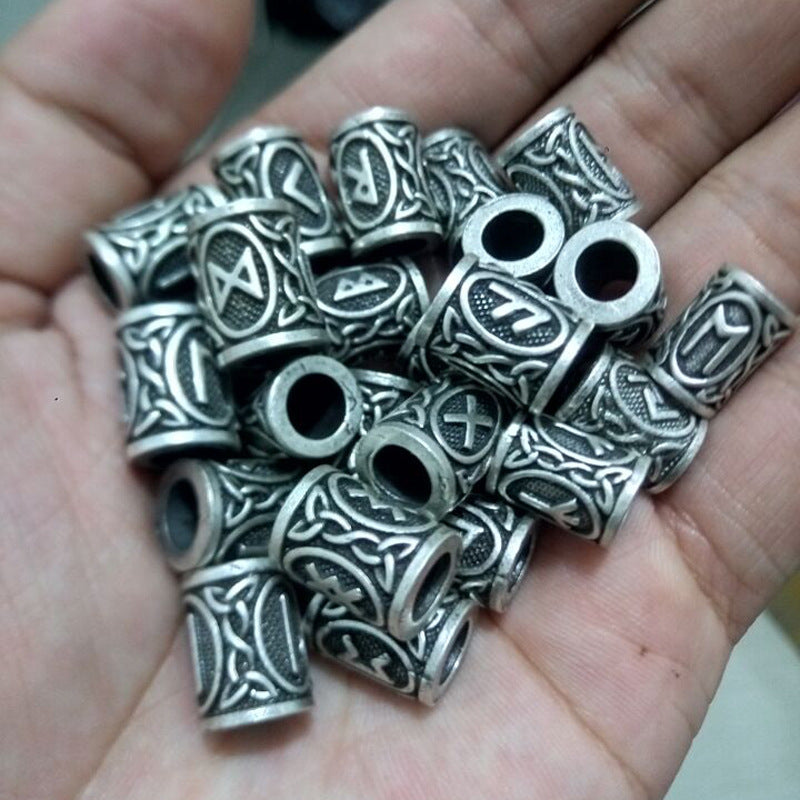 Pirate Luna Rune Beads, Viking Sun God Beads
