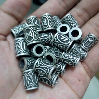Pirate Luna Rune Beads, Viking Sun God Beads