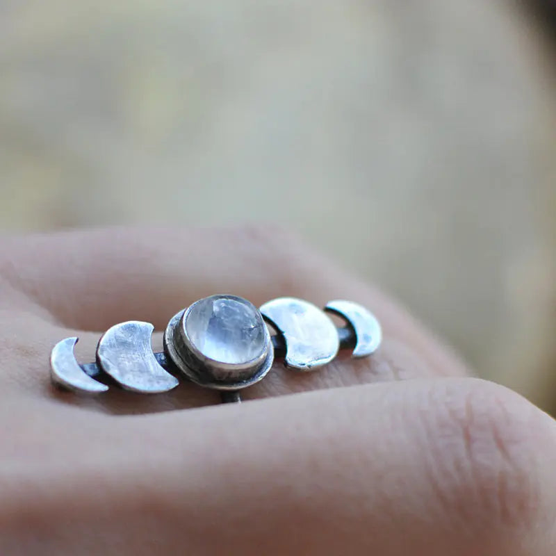 Moonstone Lunar Ring