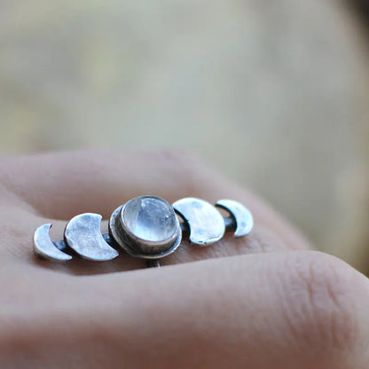 Moonstone Lunar Ring