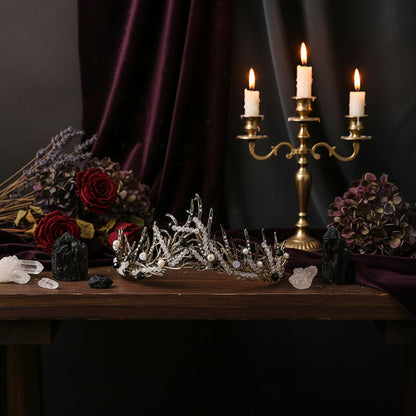 Children's Baroque Crystal Crown Headband for Girls Sorceress Sanctuary