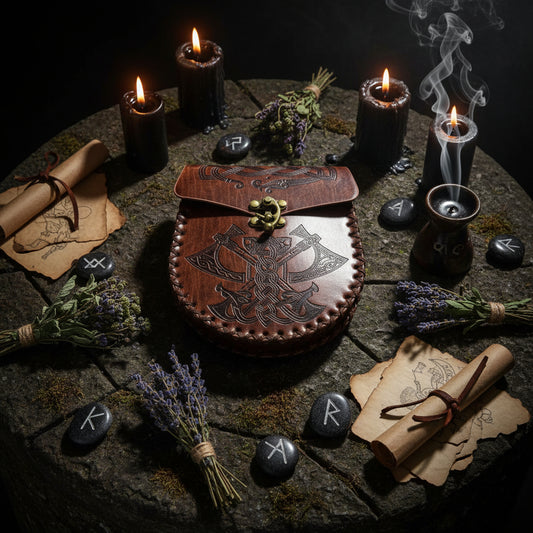 Viking Style Vintage Belt Coin Fanny Pack (One Piece) Sorceress Sanctuary