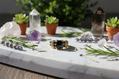 Obsidian Protection Ring