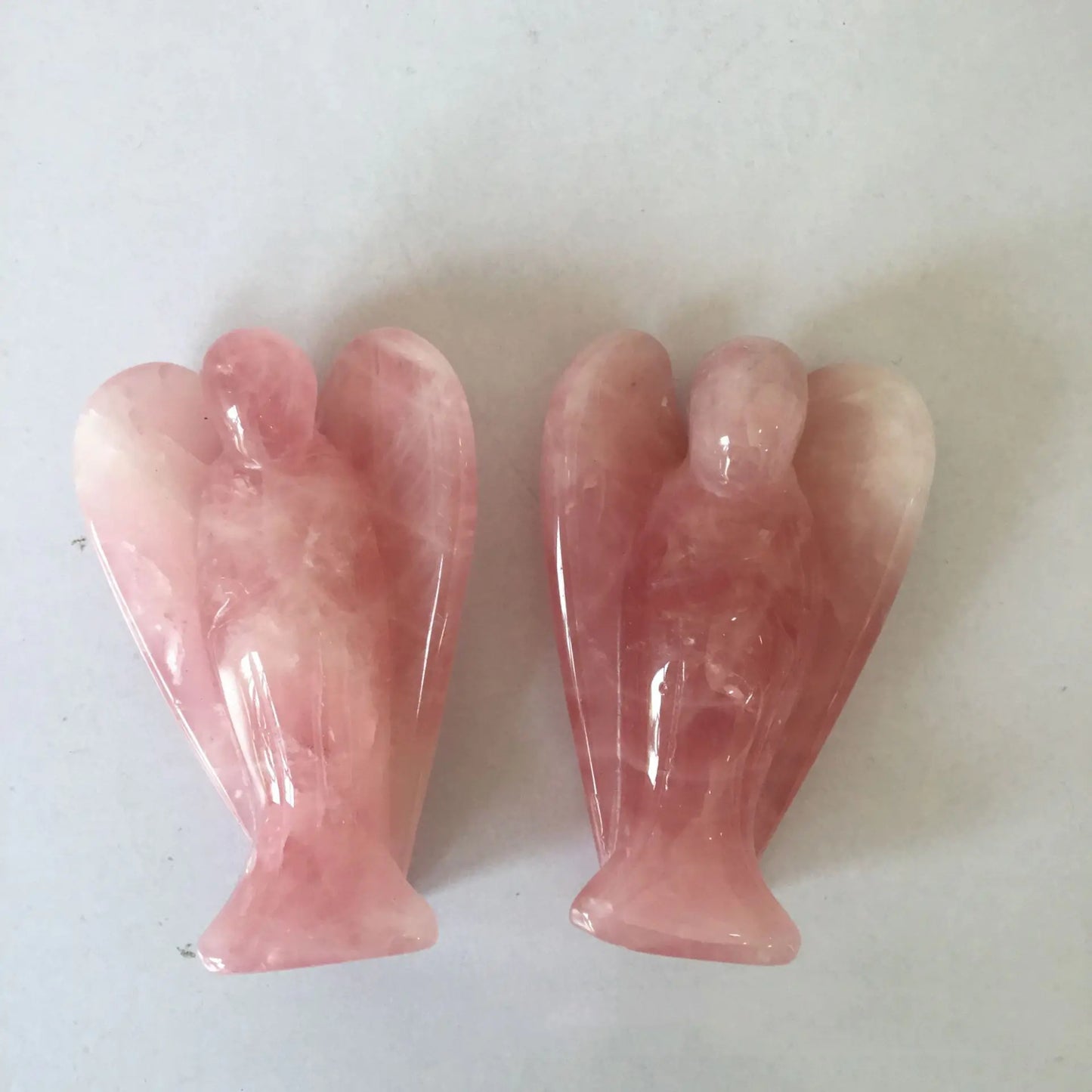 Natural Rose Quartz Angel