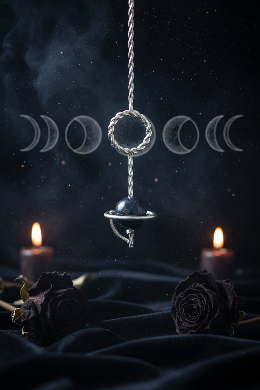 Keychain with a spherical object and chain on a light gray background