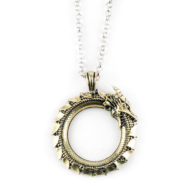 Vintage Viking Dragon Pendant Necklace - Wholesale Direct