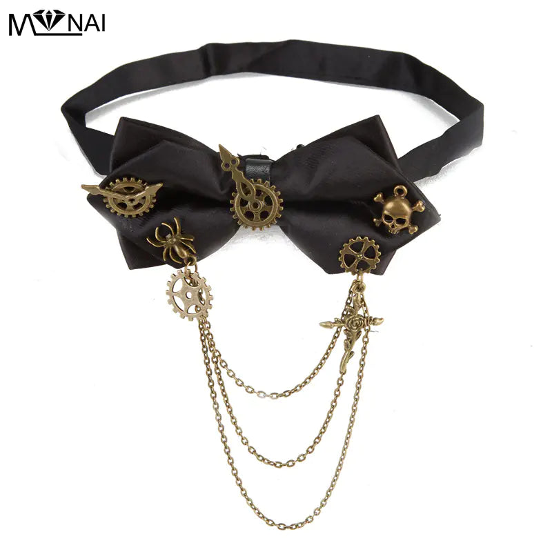 Steampunk Gothic Bow Tie