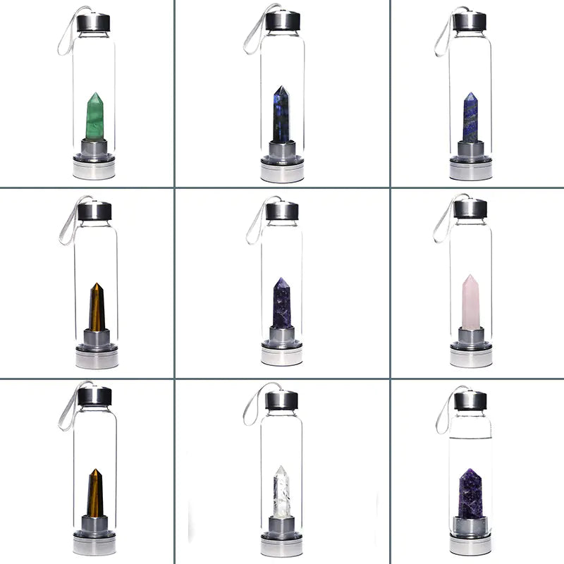Crystal Glass | Energy Pillar Bottle Sorceress Sanctuary